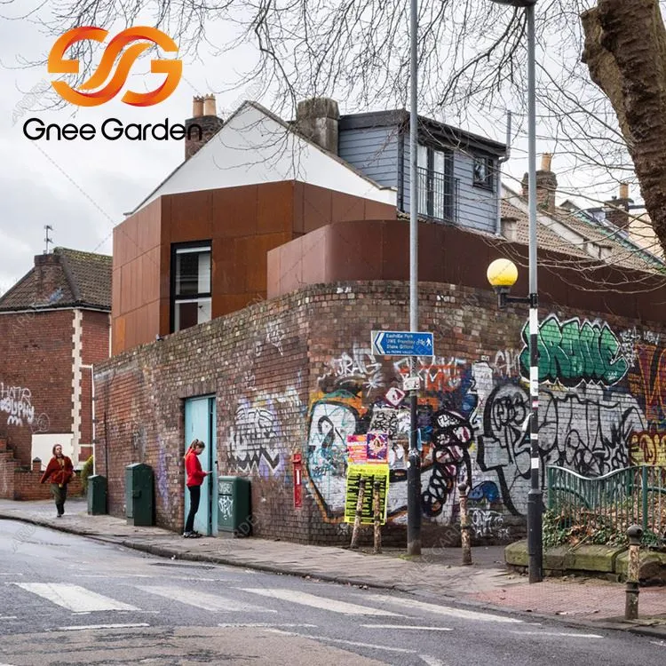 Tấm ốp ngoại thất bằng thép Corten