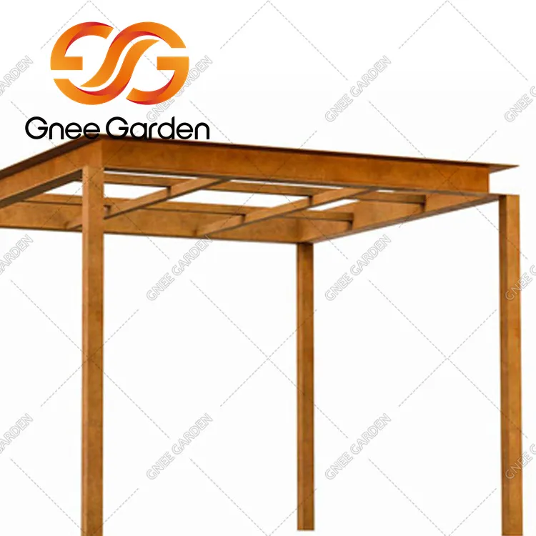Giàn che ngoài trời bằng thép Corten