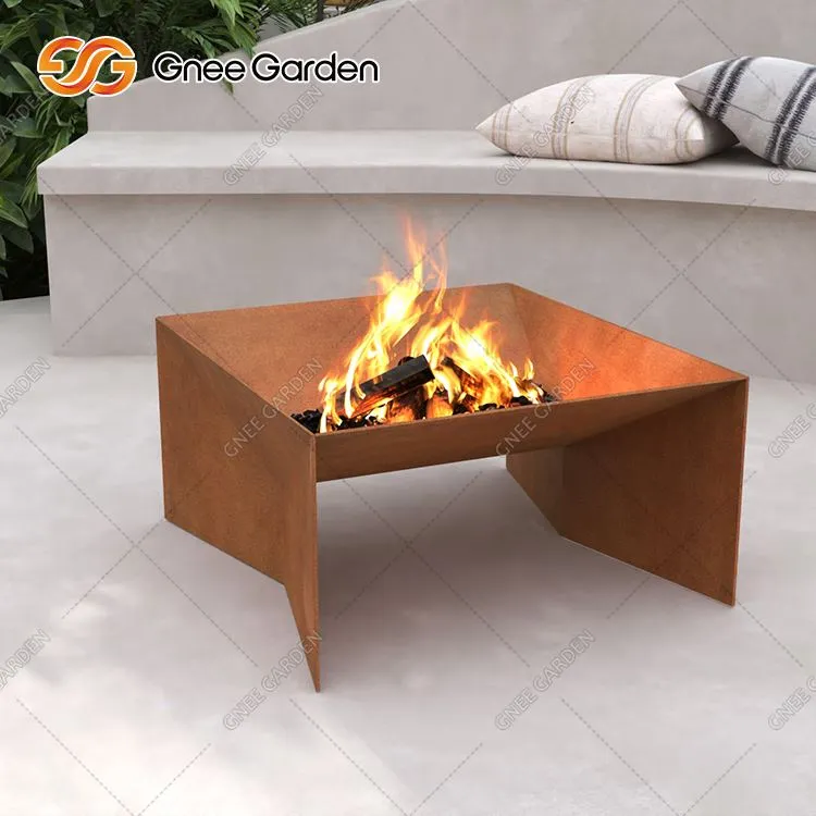 Corten Fire Pit Gas Propane
