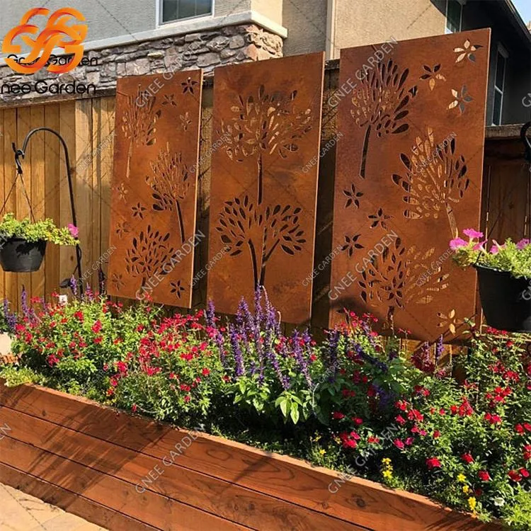 Tấm ốp vườn Corten