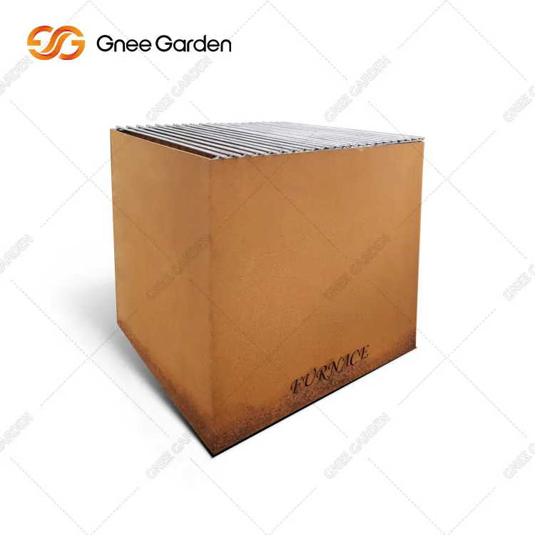 Hố lửa thép thiết kế hiện đại Corten cho sân sau