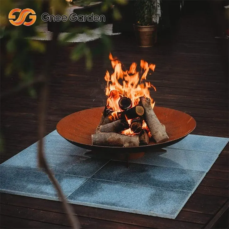 Corten Outdoor Fire Bowl Family thân thiện