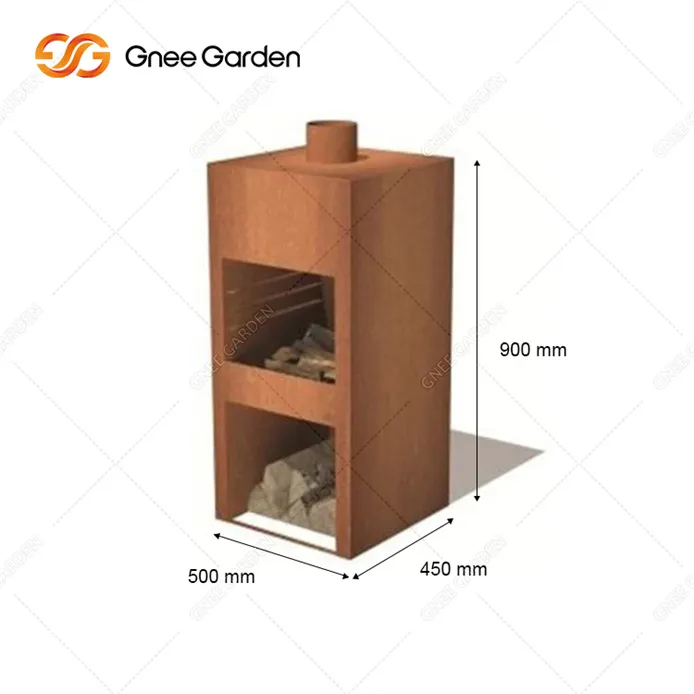Cần bán lò sưởi ngoài trời Corten