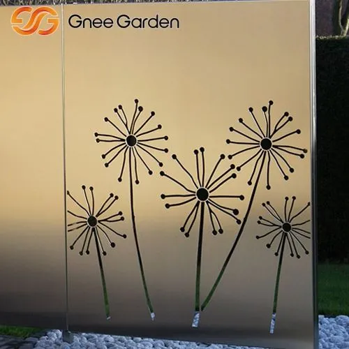 Corten kim loại màn hình riêng tư Dandelion Panel