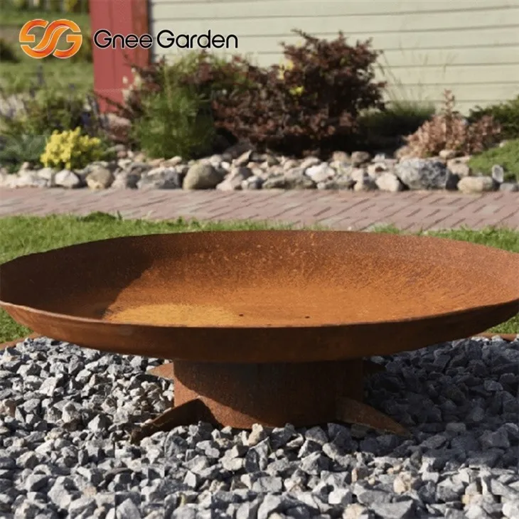 Corten Steel Fire Pit Thiết kế hiện đại