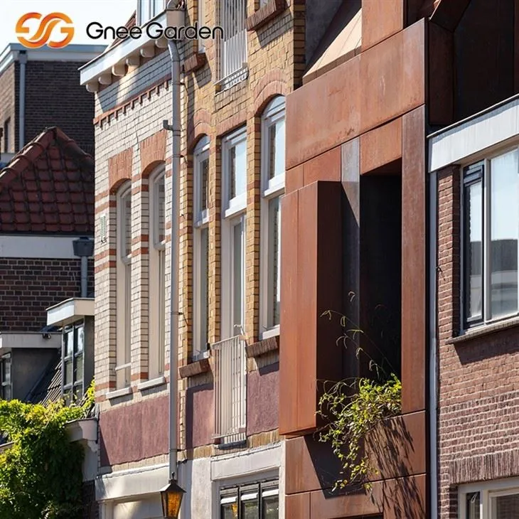 Tấm mặt tiền thép corten bảng sức mạnh công nghiệp