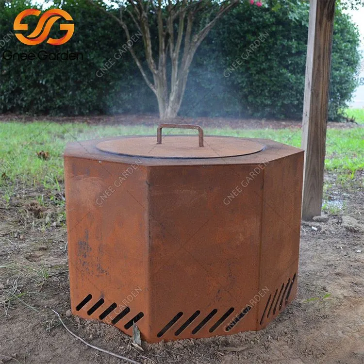 Lò sưởi bằng thép Corten