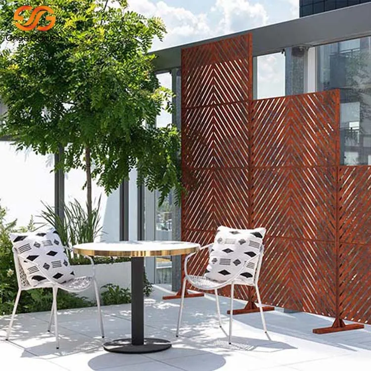 Màn hình trang trí kim loại thép Corten