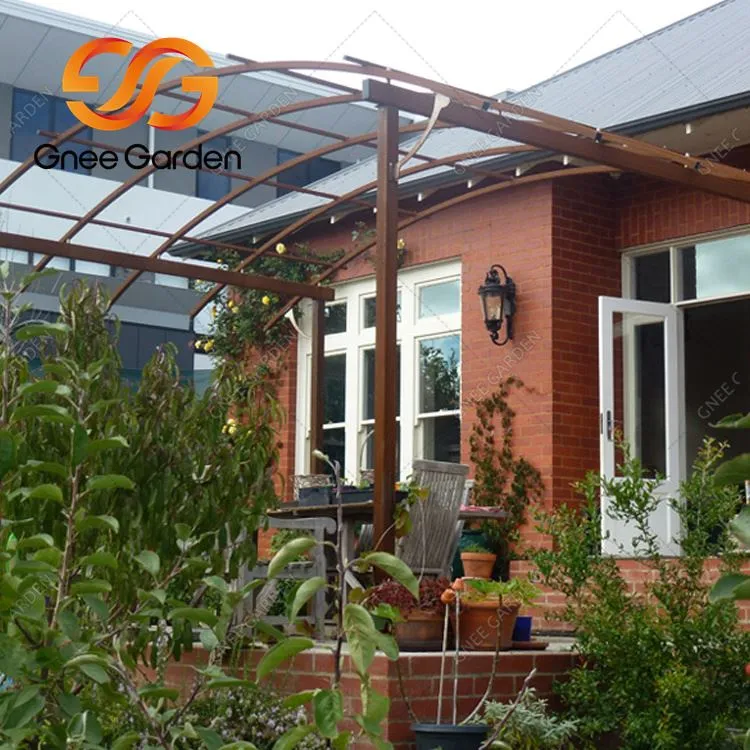 Vườn kim loại thép Corten Gazebo