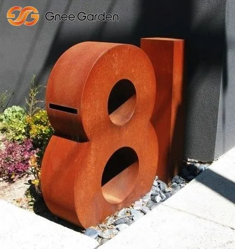 Corten Steel Metal Letterbox để bán
