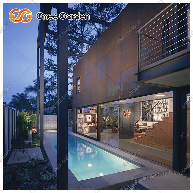 Tấm thép corten cho tường