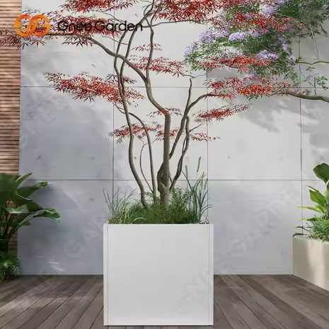 Steel Sheet Flower Box Planter Box Garden Decoration