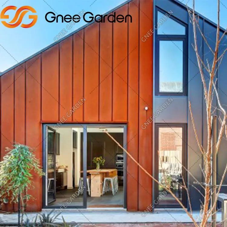 Tường rèm thép corten trang trí