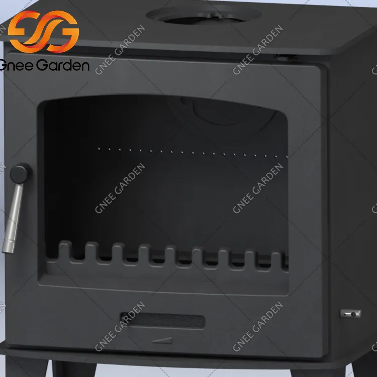 Bếp đốt củi độc lập có ống khói