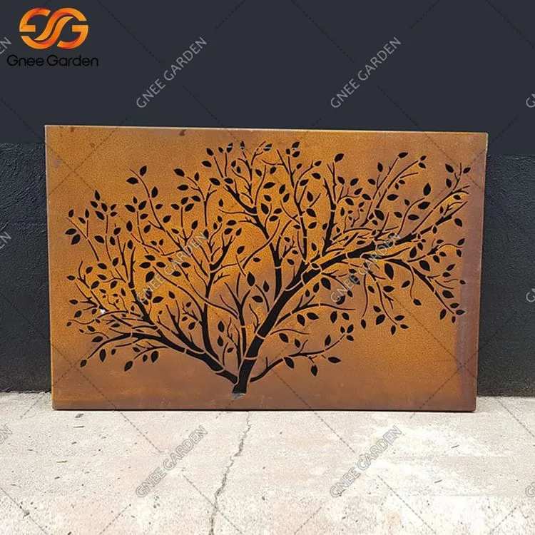 Tấm thép Corten cho sân vườn