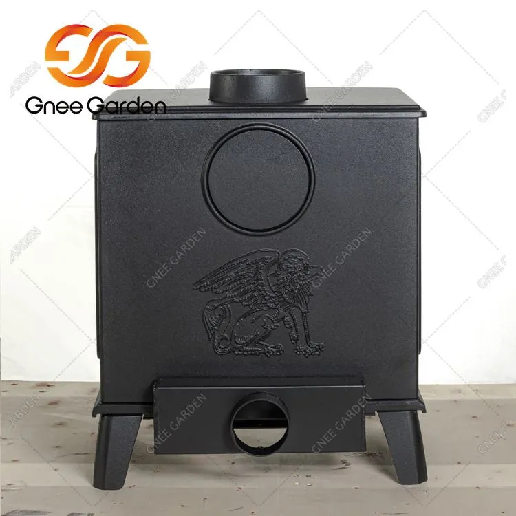 Lò sưởi bằng gang đốt gỗ trong nhà và ngoài trời