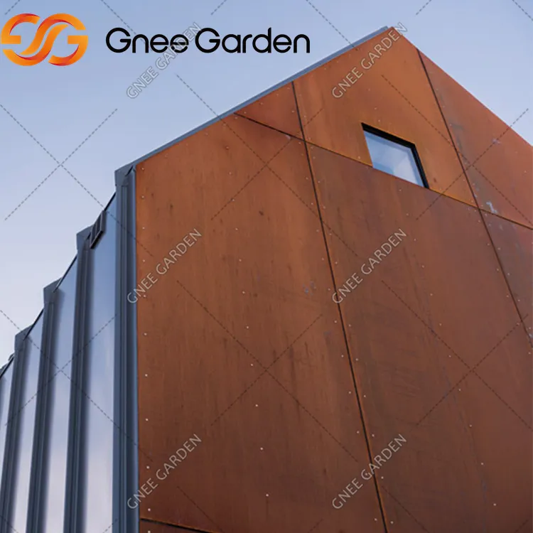 Bức tường rèm mặt mặt bằng kim loại ốp tường rèm thép