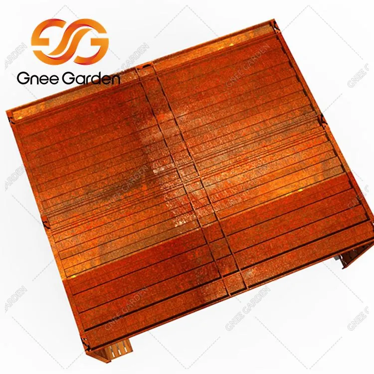 Pergola vườn kim loại hiện đại