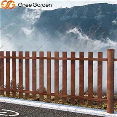 Corten Steel Hàng rào hiện đại cho các khu nghỉ dưỡng