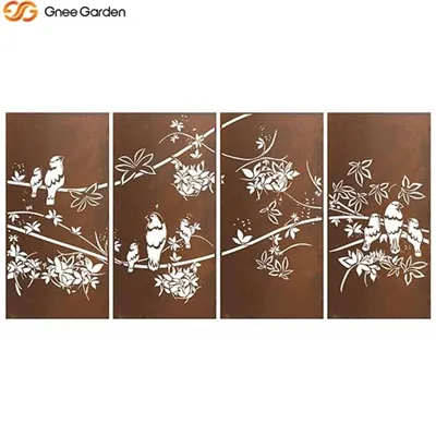 Màn hình thép Corten - Bền bỉ & Phong cách để đảm bảo sự riêng tư