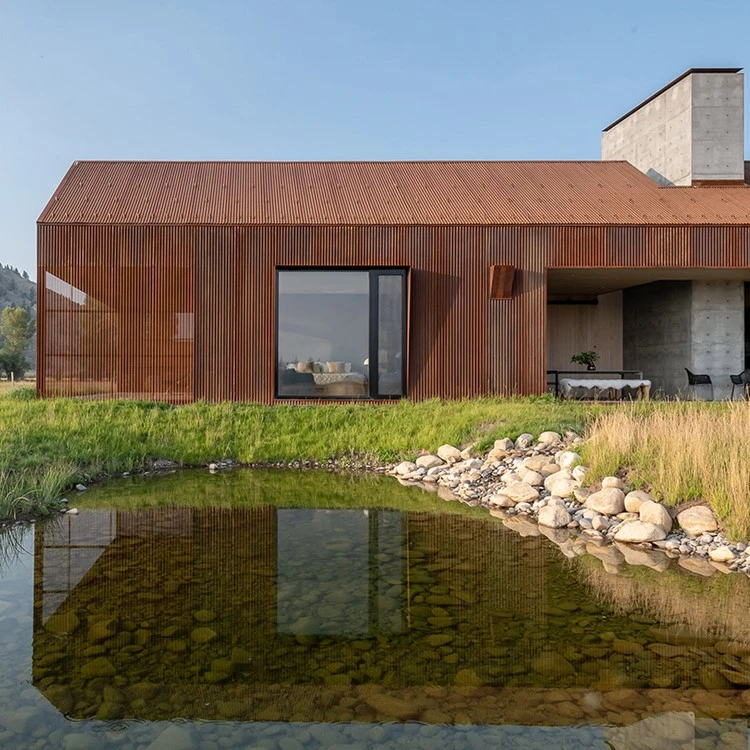 corrugated corten steel cladding corrugated corten steel cladding