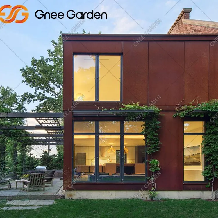 Vườn ngoài trời Corten Tường ốp