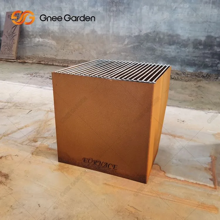 Hố lửa đốt thép Corten ngoài trời