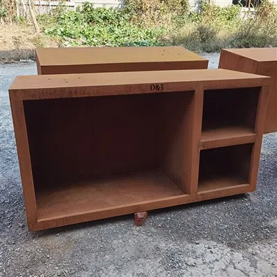 Lò nướng than BBQ ngoài trời Corten Steel